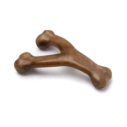 Bacon-Flavoured Dog Chew Toy – Durable Food-Grade Nylon Bone for Teeth Cleaning & Satisfaction