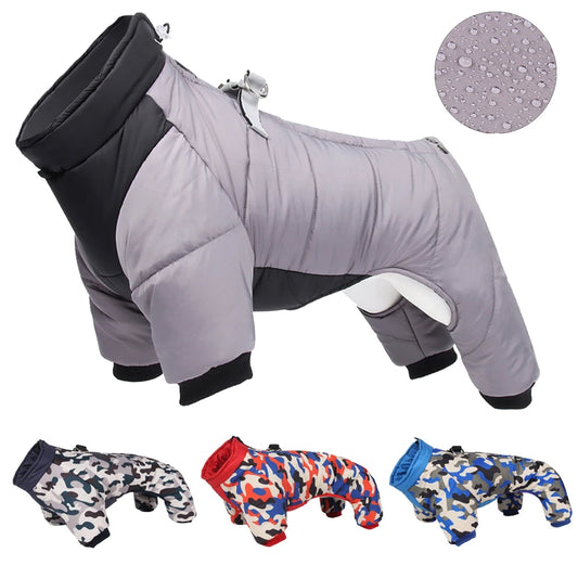 Waterproof Winter Dog Jacket – Thick Insulated Coat for Small to Medium Breeds