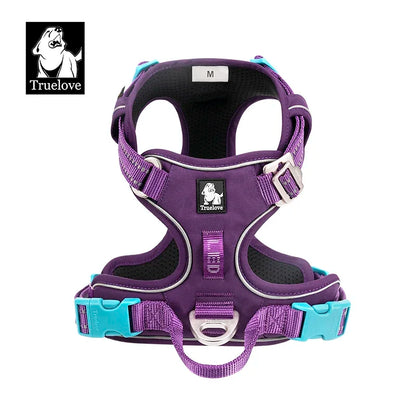 No-Pull Reflective Dog Harness – Adjustable, Padded Nylon Design for Effortless Control