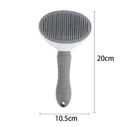 Stainless Steel Pet Grooming Brush – Long-Hair Cat & Dog Comb for Shedding Control, Detangling & Massage