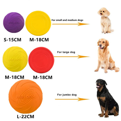 Bite-Resistant Flying Disc for Dogs – Ultimate Outdoor Interactive Training & Fetch Toy