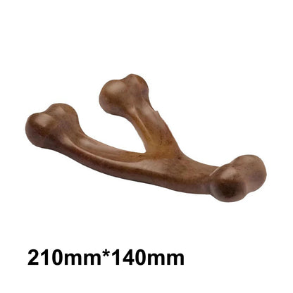 Bacon-Flavoured Dog Chew Toy – Durable Food-Grade Nylon Bone for Teeth Cleaning & Satisfaction