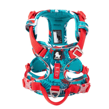 No-Pull Reflective Dog Harness – Adjustable, Padded Nylon Design for Effortless Control