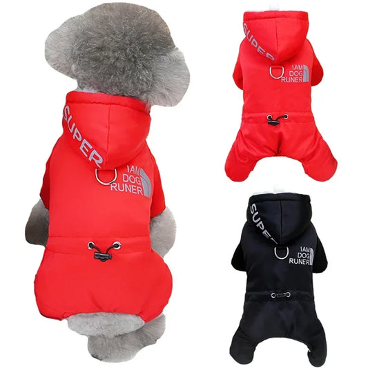 Waterproof & Reflective Pet Jacket – Cozy Hoodie for Small to Medium Dogs and Cats
