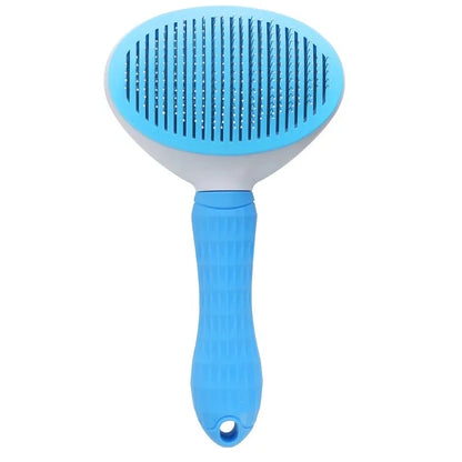 Stainless Steel Pet Grooming Brush – Long-Hair Cat & Dog Comb for Shedding Control, Detangling & Massage