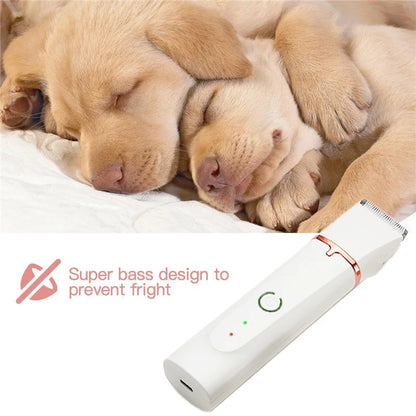 4-in-1 Professional Pet Grooming Kit – Electric Hair Clipper, Nail Grinder & Trimmer for Dogs