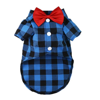 Stylish Pet Shirt & Suit Set – Formal Wedding, Birthday & 3-Season Wear with Adjustable Fit