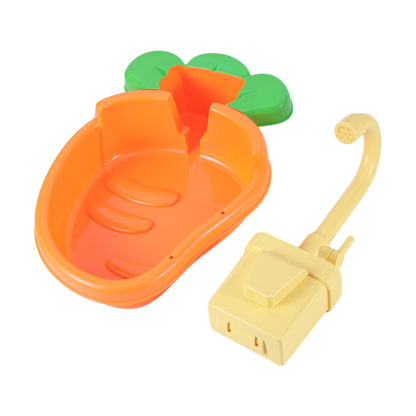 Automatic Parrot Bathing Tub with Faucet Shower – Bird Bath, Feeder Bowl & Pool Accessory