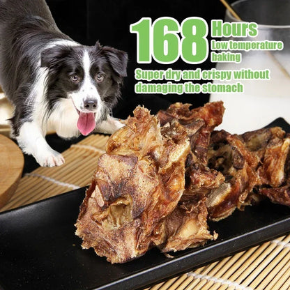 Low-Temperature Baked Dog Treats – Crispy Dental Chews, Gentle on Stomach & High Protein