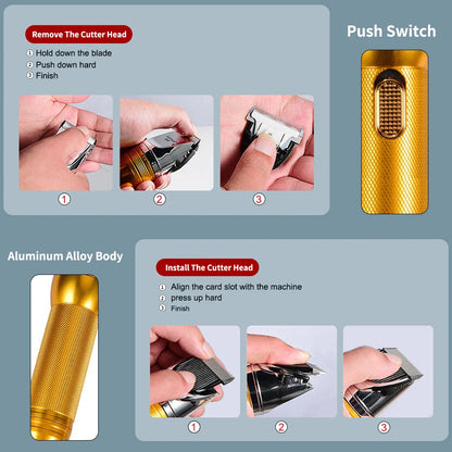 Cordless Pet Grooming Trimmer – Multi-Use for Dogs, Cats, Sheep