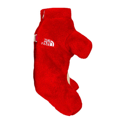Winter Fleece Jumpsuit – Cozy Zipper Coat for Small Dogs & Cats