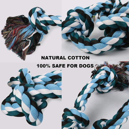 Durable Cotton Dog Dental Rope Toys – Safe & Effective Teeth Cleaning