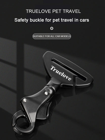 Aluminium Alloy Pet Car Seat Belt – Lightweight Safety Buckle for Collars & Harnesses