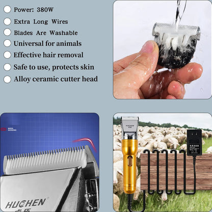 Cordless Pet Grooming Trimmer – Multi-Use for Dogs, Cats, Sheep