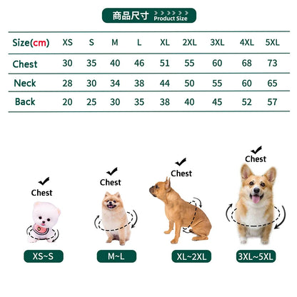 College-Style Pet Sweater – Cozy Winter Clothes for Small & Medium Dogs and Cats