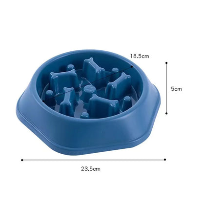 Non-Slip Slow Feeder Bowl for Small Dogs & Cats – Anti-Choke Design & Premium Food Container