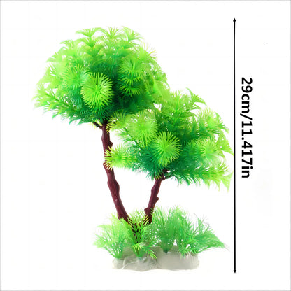 Artificial Aquarium Plants – Realistic Plastic Fish Tank Decor for Aquatic Landscaping