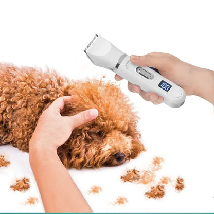 Professional Silent Dog Grooming Clipper – USB Rechargeable Electric Pet Hair Trimmer for Stress-Free Grooming