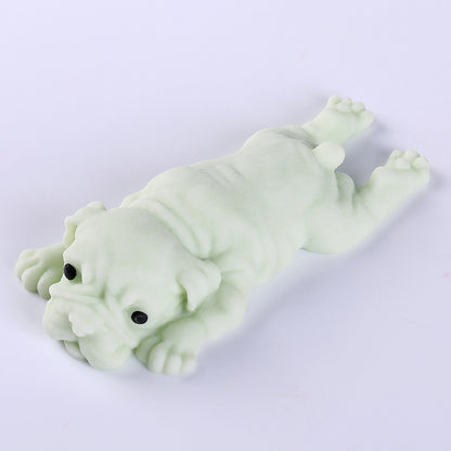 Soft Rubber Cartoon Dog Stress Relief Pinch Toy